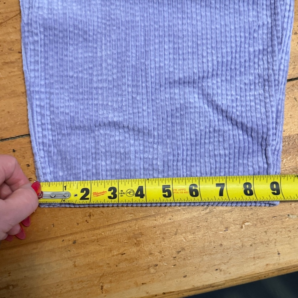 Wrangler lavender Corduroy Pleated Barrel Pant 28x28 - Picture 16 of 17